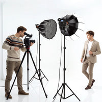 إضاءة تصوير LED بورودو 150 واط مع ريموت - أسود | Porodo LED Photography Light With Remote 150W – Black