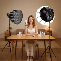 إضاءة تصوير LED بورودو 150 واط مع ريموت - أسود | Porodo LED Photography Light With Remote 150W – Black