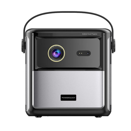 بروجكتر باورولوجي 4K GTV - اسود | Powerology 4K GTV Projector - Black