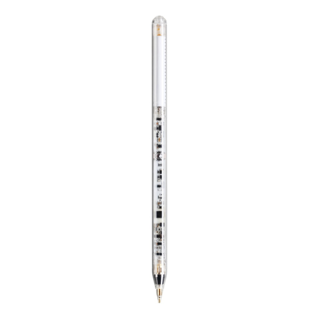 قلم باورولوجي الذكي الشفاف للايباد بطرف 1.5 ملم | Powerology 1.5mm Tip Smart Apple iPad Transparent Pencil.