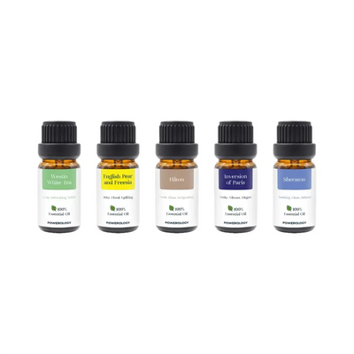 Powerology Essential Oil Set 5 Fragrance Oils 10ml - Clean Air Bundle