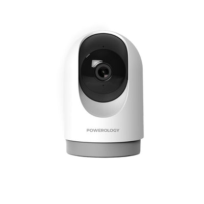 Kamera Ewlehiyê ya Hundirîn a Jîr a Powerology bi Bluetooth û Çareseriya 3MP - Spî | Kamera PTZ ya Hundirîn a Powerology BT 3MP - Spî