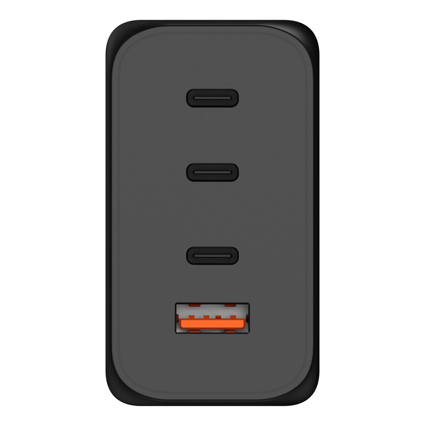 Şarjêra Maseyê ya Termînala Jîr a Powerology 200W GaN, bi 3 Portên PD û 1 Porta QC - Reş | Termînala Jîr a Powerology 200W GaN, 3 Portên PD + 1 Porta QC - Reş.