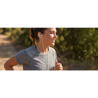 سماعات أذن سلكية باورولوجي بمشبك - أبيض | Powerology Clip-on Wired Earphones – White