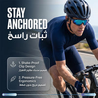 سماعات أذن مفتوحة باورولوجي OWS مع علبة شحن 400mAh - أسود | Powerology OWS Earbuds with 400 mAh Charging Case – Black