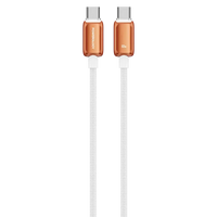 كابل باورولوجي يو إس بي سي بقدرة 60 واط من سلسلة زينكو سي إلى سي بطول متر واحد | Powerology Zinco Series 60W USB-C C to C Cable