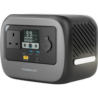محطة طاقة محمولة باورولوجي Pater I بسعة 236.25Wh وقدرة 300 واط - رمادي | Powerology Pater I Portable 236.25Wh Generator 300W – Grey