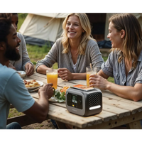 محطة طاقة محمولة باورولوجي Pater I بسعة 236.25Wh وقدرة 300 واط - رمادي | Powerology Pater I Portable 236.25Wh Generator 300W – Grey
