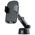 حامل هاتف سيارة باورولوجي رافن بقفل أوتوماتيكي - أسود | Powerology Raven Auto-Clamping Car Phone Mount - Black
