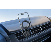 حامل هاتف سيارة مغناطيسي باورولوجي SnapMount MagSafe - أسود | Powerology SnapMount Magsafe Car Holder – Black