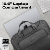 Promate Paramount-MB Laptop Messenger Bag 15.6 inch-Open