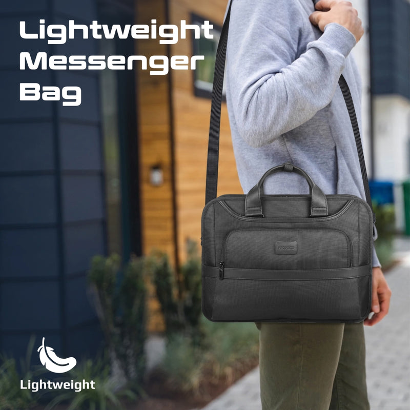Promate Paramount-MB Laptop Messenger Bag 15.6 inch-Compartments