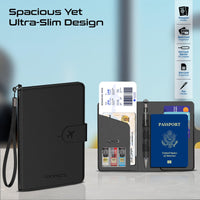 Promate PassMate Black magnetic wireless charging with 170mAh battery