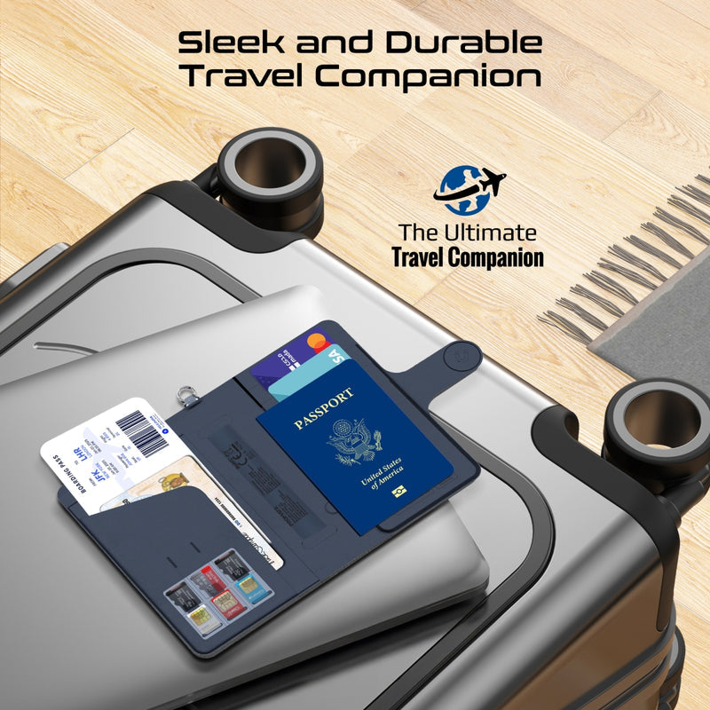 Promate PassMate Blue passport holder location shown in the Apple Find My app