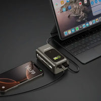 Porodo Sovo MagSafe Power Bank with LED Charging Light – White | بنك طاقة Porodo Sovo MagSafe مع ضوء LED للشحن – أبيض