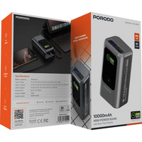 Porodo Sovo MagSafe Power Bank with LED Charging Light – White | بنك طاقة Porodo Sovo MagSafe مع ضوء LED للشحن – أبيض