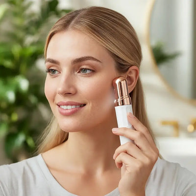 حلاقة بورودو Lifestyle الكهربائية 2 في 1 للوجه والجسم - أبيض | Porodo Lifestyle 2-in-1 Electric Face Body Razor White