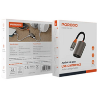Porodo Lifestyle Birch 300 LED Wooden Flashlight - Wood | فلاشلايت بورودو لايفستايل بيرش 300 LED الخشبي - خشب