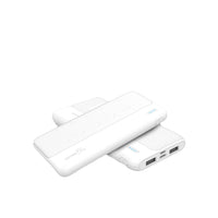 باور بانك بورودو بلو النحيف بسعة 10,000 مللي امبير بمنفذي يو اس بي اي | Porodo Blue 10000mAh Slim Power Bank Dual USB-A Output