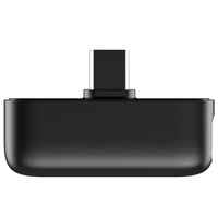 Porodo Blue Clip Mic Pro Wireless Microphone - Black | ميكروفون بورودو بلو كليب مايك برو اللاسلكي - أسود