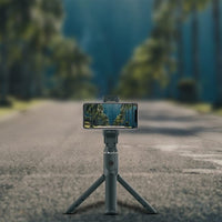 عصا سيلفي مع ترايبود وريموت بلوتوث من بورودو - اسود | Porodo Bluetooth Selfie Stick with Tripod - Black