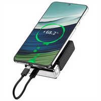 Porodo Power Bank 10000mAh/7.7V/38.5Wh - Black | بطارية محمولة بورودو 10000 مللي أمبير - أسود