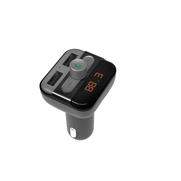 Porodo FM Transmitter û Şarjêra Otomobîlê ya Bilez 3.4A / 15W