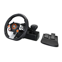 Direksiyona 7-di-1 a Porodo Gaming bi Pedal û Leverê Gearê - Reş