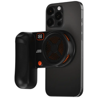 Porodo Gaming Arcticchill Magnetic Phone Cooler with Ultra-Quiet Fan - Black/Orange | مبرد الهاتف المغناطيسي بورودو جيمينج أركتيكشيل مع مروحة هادئة - أسود/برتقالي