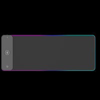 Porodo Gaming RGB MousePad bi Şarjêra Bêtêl a 15W - Reş