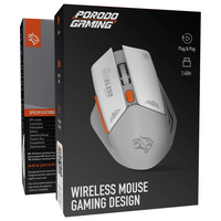 ماوس بورودو جيمنج اللاسلكي 2 في 1, معدل حساسية بدقة 1600 | Porodo Gaming 2-in-1 2.4G Wireless Mouse DPI 1600.