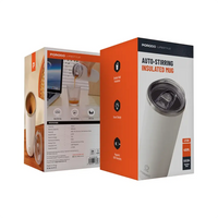 Porodo Lifestyle 400ml Auto-Stirring Suction Twin Wall Cup | كوب بورودو لايف ستايل 400 مل بخاصية التحريك الذاتي