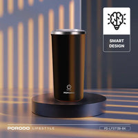 Porodo Lifestyle 400ml Auto-Stirring Suction Twin Wall Cup | كوب بورودو لايف ستايل 400 مل بخاصية التحريك الذاتي