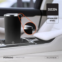 Porodo Lifestyle 400ml Auto-Stirring Suction Twin Wall Cup | كوب بورودو لايف ستايل 400 مل بخاصية التحريك الذاتي