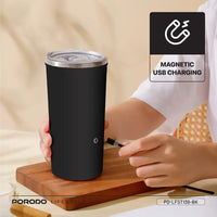 Porodo Lifestyle 400ml Auto-Stirring Suction Twin Wall Cup | كوب بورودو لايف ستايل 400 مل بخاصية التحريك الذاتي