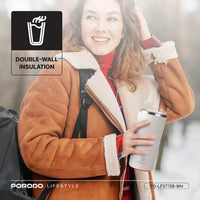 Porodo Lifestyle 400ml Auto-Stirring Suction Twin Wall Cup | كوب بورودو لايف ستايل 400 مل بخاصية التحريك الذاتي
