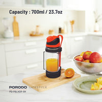 Blendera Portable ya Porodo 240W 6 Tîj, kapasîteya 700ML.