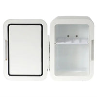 ثلاجة صغيرة Porodo Echochill 4 لتر للمنزل والمكتب والسيارة - Mini Cooling Fridge White