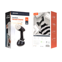 Porodo Lifestyle Handheld Garment Steamer – Black | مكواة الملابس اليدوية بورودو لايفستايل – أسود