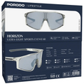 نظارة رياضية بورودو Lifestyle Horizon خفيفة الوزن حماية UV - رمادي | Porodo Lifestyle Horizon Ultra Light Sports Eyewear UV Protection Gray