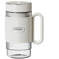 Porodo Lifestyle Dual Cup Portable Smoothie Blender – White | خلاط السموزي المحمول بورودو لايفستايل ذو الكوبين – أبيض