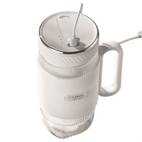 Porodo Lifestyle Dual Cup Portable Smoothie Blender – White | خلاط السموزي المحمول بورودو لايفستايل ذو الكوبين – أبيض