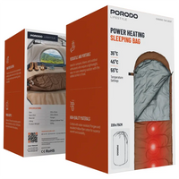 Porodo Lifestyle Power Heating Sleeping Bag – Brown | كيس نوم بورودو لايفستايل التدفئة الكهربائية – بني