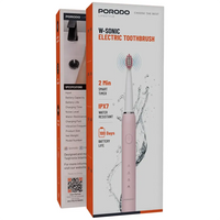 فرشاة أسنان كهربائية بورودو لايف ستايل W-Sonic للبالغين | Porodo Lifestyle W-Sonic Electric Toothbrush for Adults