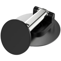 Porodo Magnetic Phone Holder with Adjustable Telescopic Rod - Black | حامل هاتف مغناطيسي من بورودو مع قضيب تلسكوبي قابل للتعديل - أسود