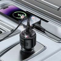 شاحن سيارة 2 في 1 مع معطر جو - Porodo 2 In 1 Car Charger with Scent Diffusion