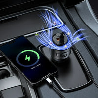 شاحن سيارة 2 في 1 مع معطر جو - Porodo 2 In 1 Car Charger with Scent Diffusion