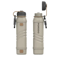 Porodo OneGear 5000mAh Power Bank with Flashlight & Lighter - Khaki | بنك طاقة بورودو OneGear 5000mAh مع كشاف وولاعة - كاكي