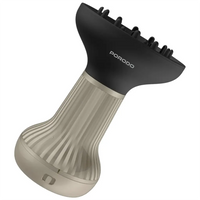 Porodo Lifestyle High-Speed Portable Hair Dryer & Diffuser for Curly Hair – Black Gold | بورودو جهاز تجفيف وتوزيع الشعر المحمول عالي السرعة للشعر المجعد – أسود وذهبي