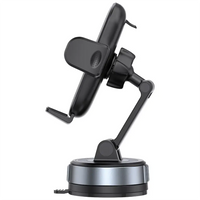 Porodo Robson Cradle Suction Phone Holder – Black | حامل الهاتف بورودو روبسون كرايدل بتقنية الشفط – أسود
